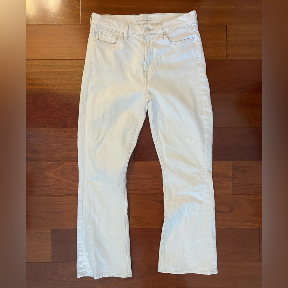 7 For All Mankind High-Rise Slim Kick Flare Jeans